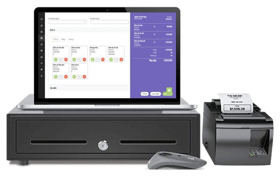 phần mềm Spa - POS