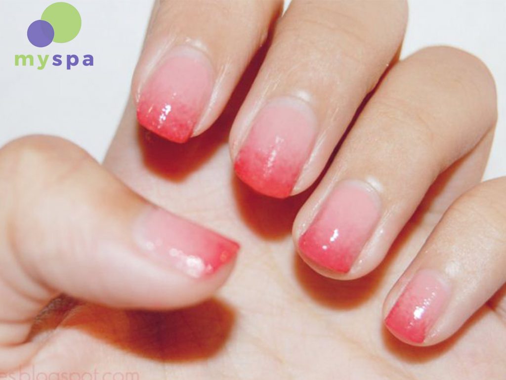 Kiểu nail ombre