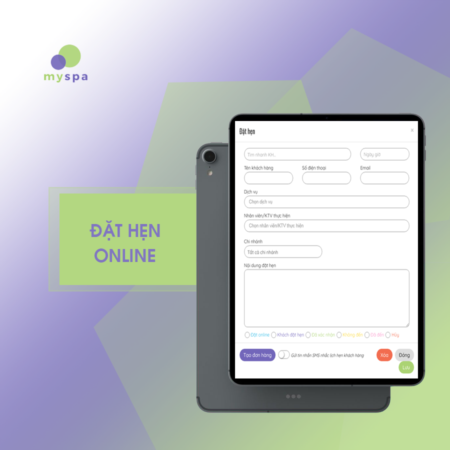 Đặt lịch hẹn online - trải nghiệm thông minh trong thời đại số