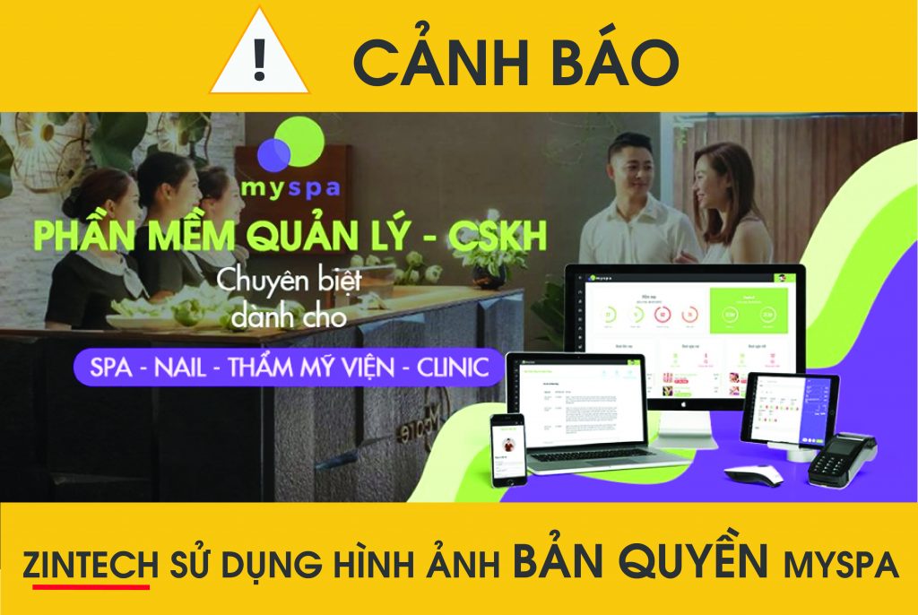 Cảnh báo vi phạm hình ảnh bản quyền myspa