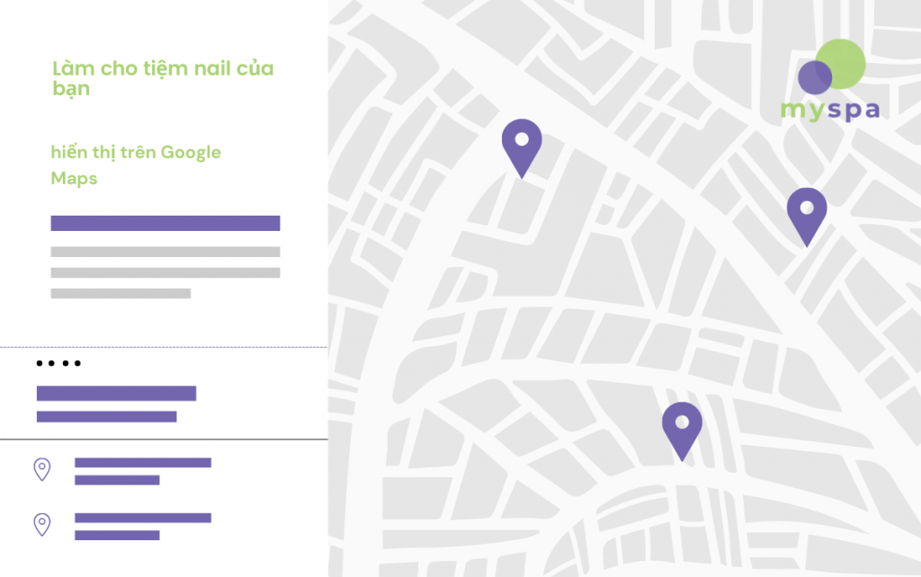 Làm cho tiệm nail của bạn hiển thị trên Google Maps