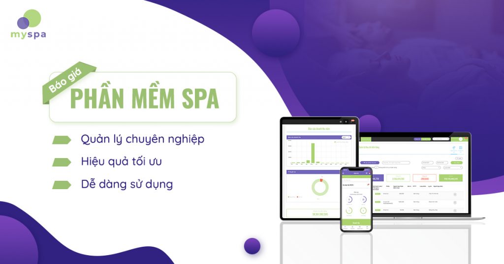 Báo giá phần mềm quản lý spa