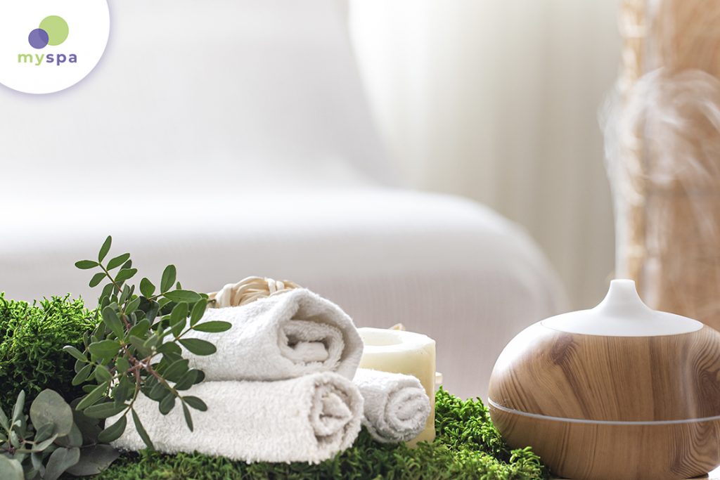 Hương thơm tinh dầu là điểm nhất cho spa