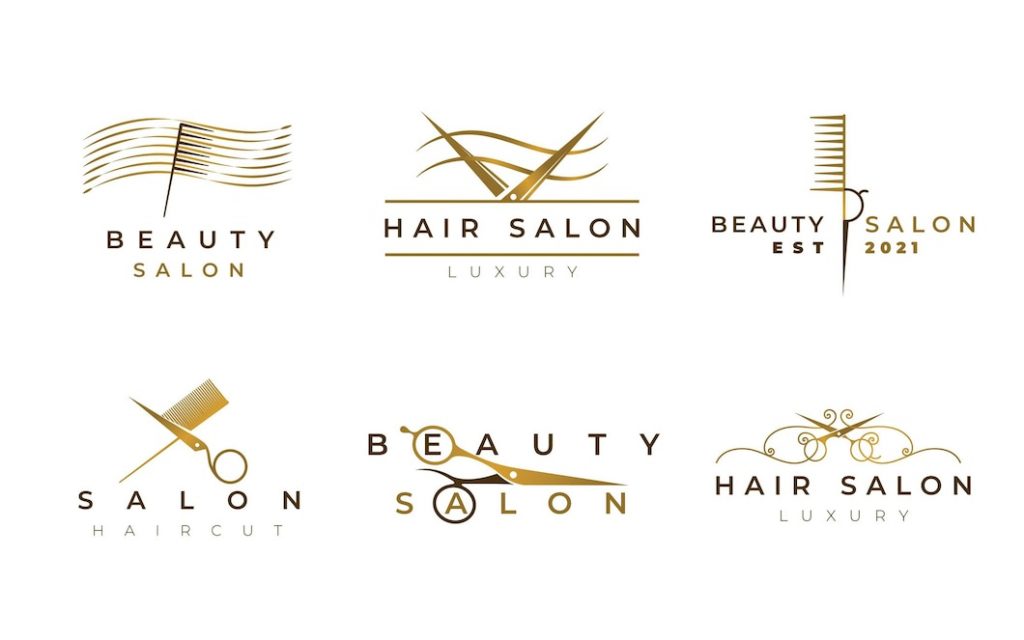 Mẫu logo salon đơn giản nhưng sang trọng