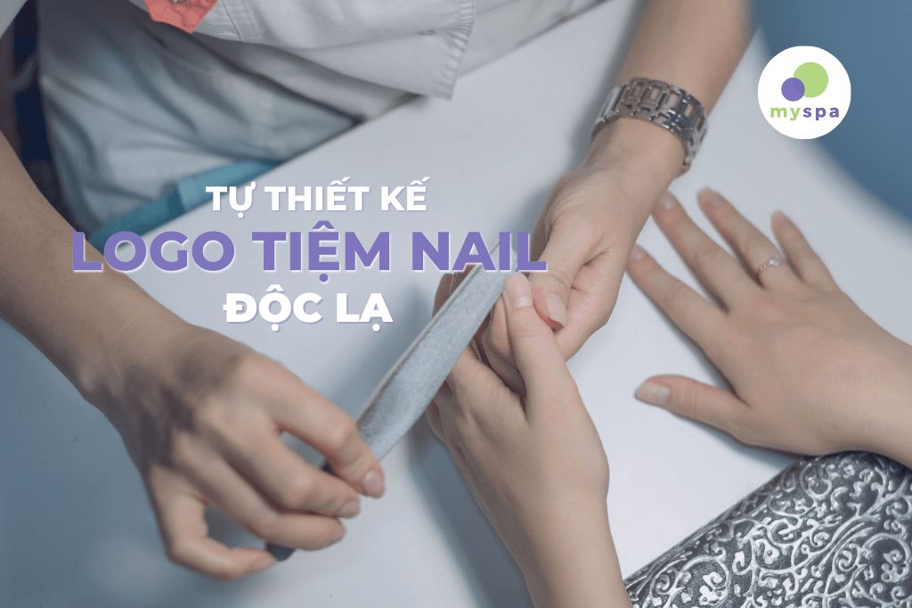 Tự thiết kế logo tiệm nail độc lạ