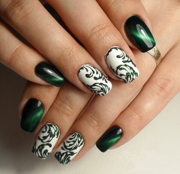 Mẫu nail phong thủy