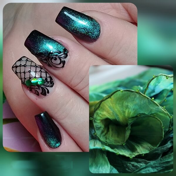 Mẫu nail phong thủy