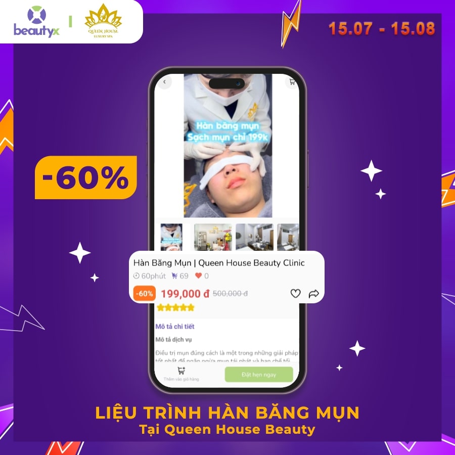 Liệu trình hàn băng mụn phù hợp với nhiều loại da