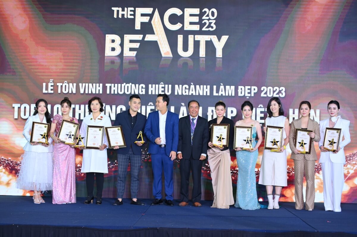 Lạc Beauty nằm trong Top những thương thiệu vàng của The Face Beauty 2023