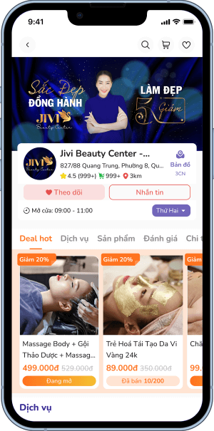 Trải nghiệm tuyệt vời trên app beautyx