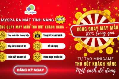 MYSPA RA MẮT TÍNH NĂNG MỚI – TỰ ĐỘNG THIẾT LẬP MINI GAME VÒNG QUAY MAY MẮN