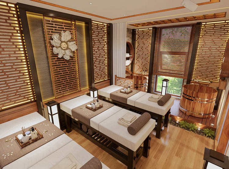 Ảnh minh họa không gian spa dưỡng sinh