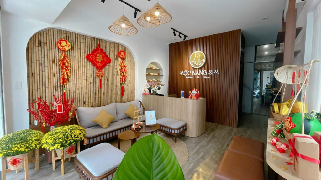 Không gian đầy thư giãn của Mộc Nắng Spa