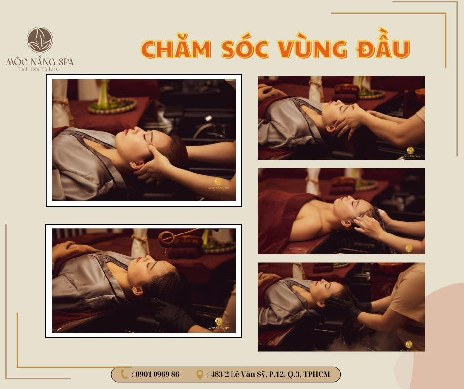 Dịch vụ gội đầu dưỡng sinh tại Mộc Nắng Spa