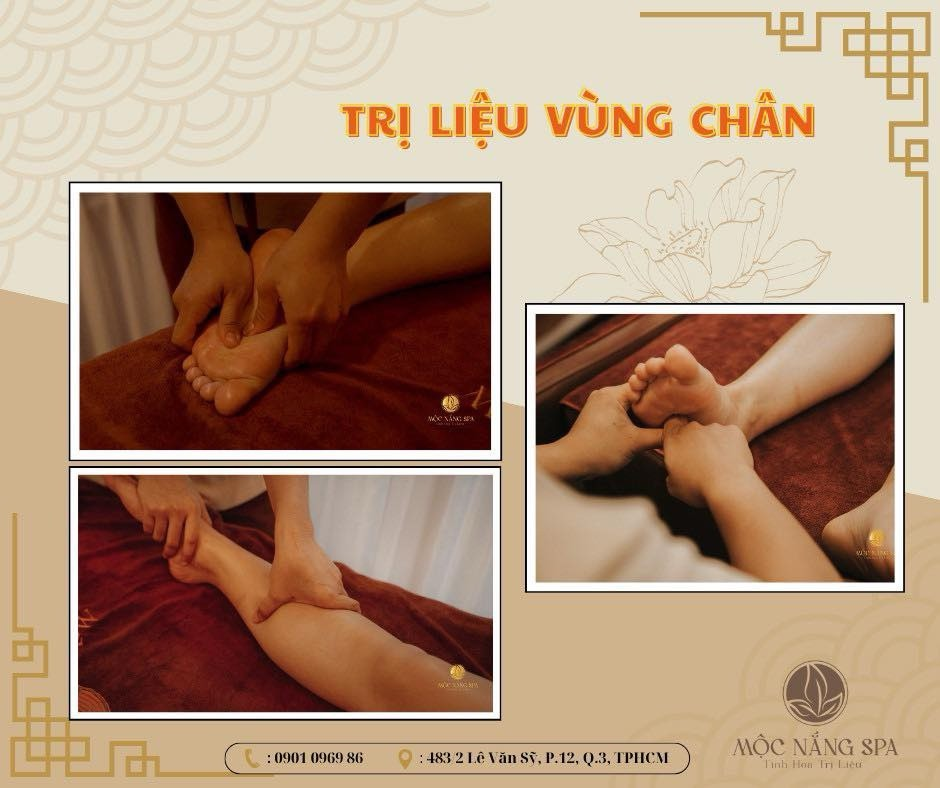 Massage trị liệu tại Mộc Nắng Spa 