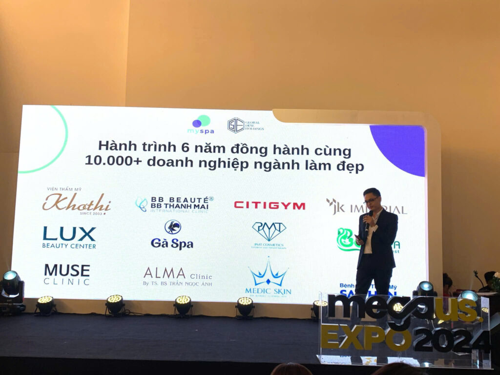 CEO Nghiêm Xuân Hiệp chia sẻ tại Mega Us Expo 2024