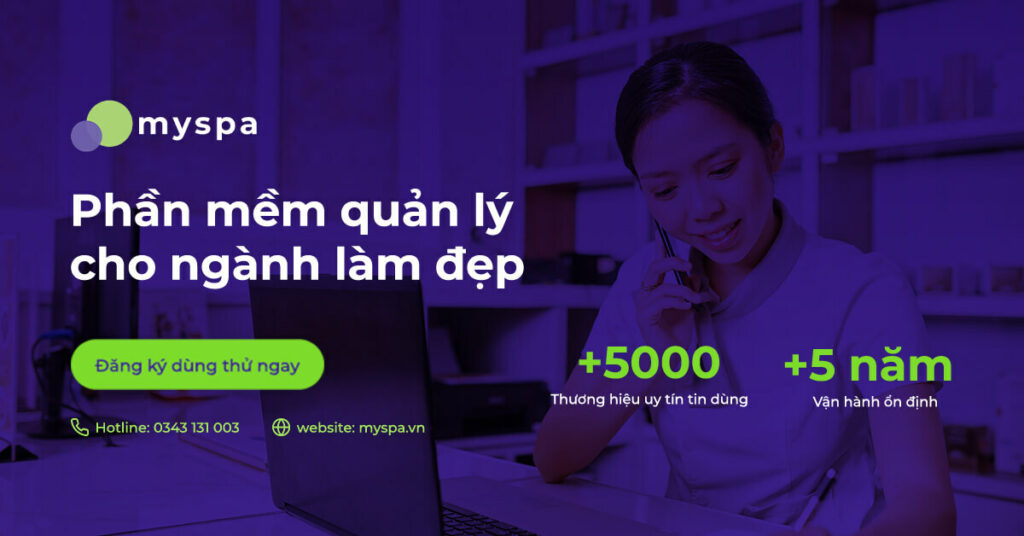 Phần Mềm Quản Lý Myspa Đồng Hành Thẩm Mỹ Changie