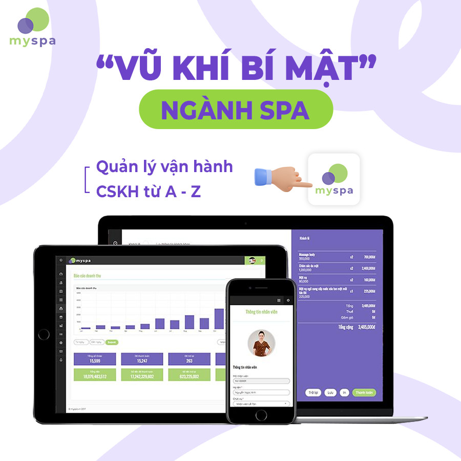 Phần mềm quản lý Myspa