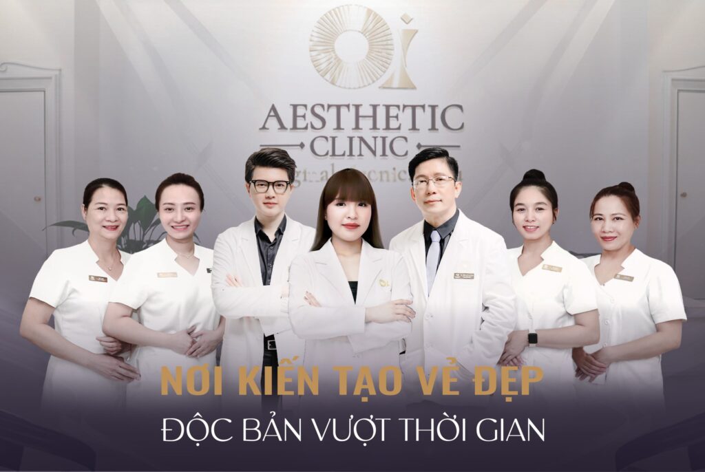 Đội ngũ bác sĩ chuyên khoa da liễu và điều dưỡng tại OI Aesthetic Clinic