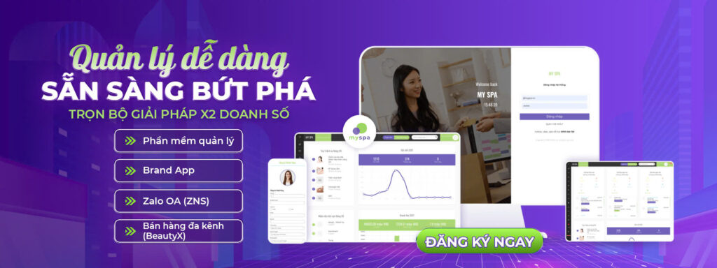 Phần mềm quản lý Myspa ưu việt với hơn 20 tính năng