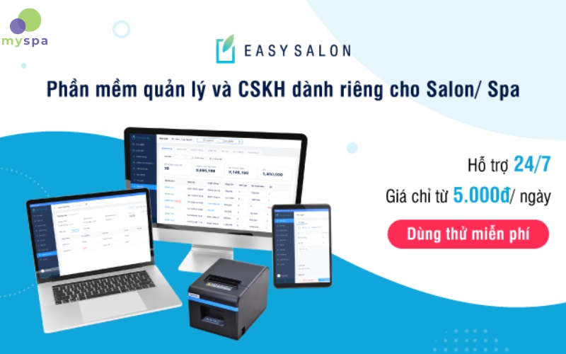 Phần mềm quản lý spa Easy Salon