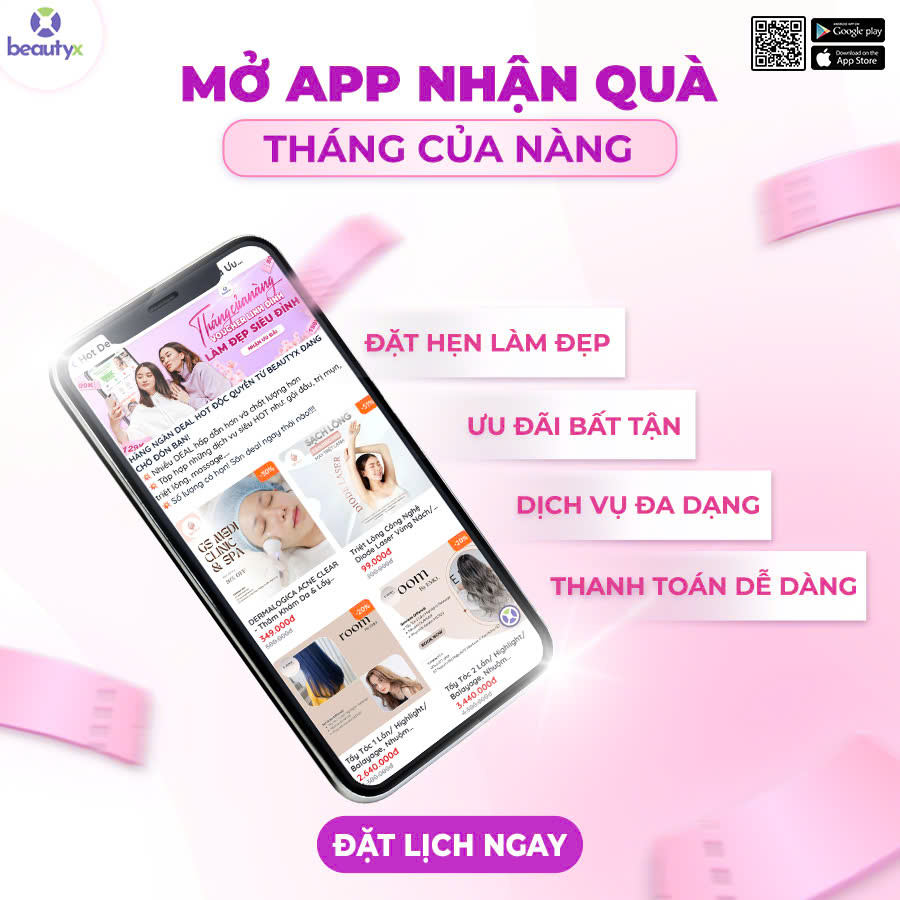 Tải app BeautyX dễ dàng ngay trên App Store và CH Play