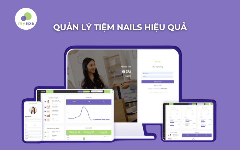 Hơn 10.000 nails salon toàn quốc sử dụng phần mềm quản lý Myspa