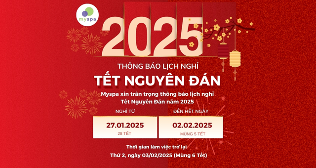 Thông báo nghỉ Tết Nguyên Đán 2025