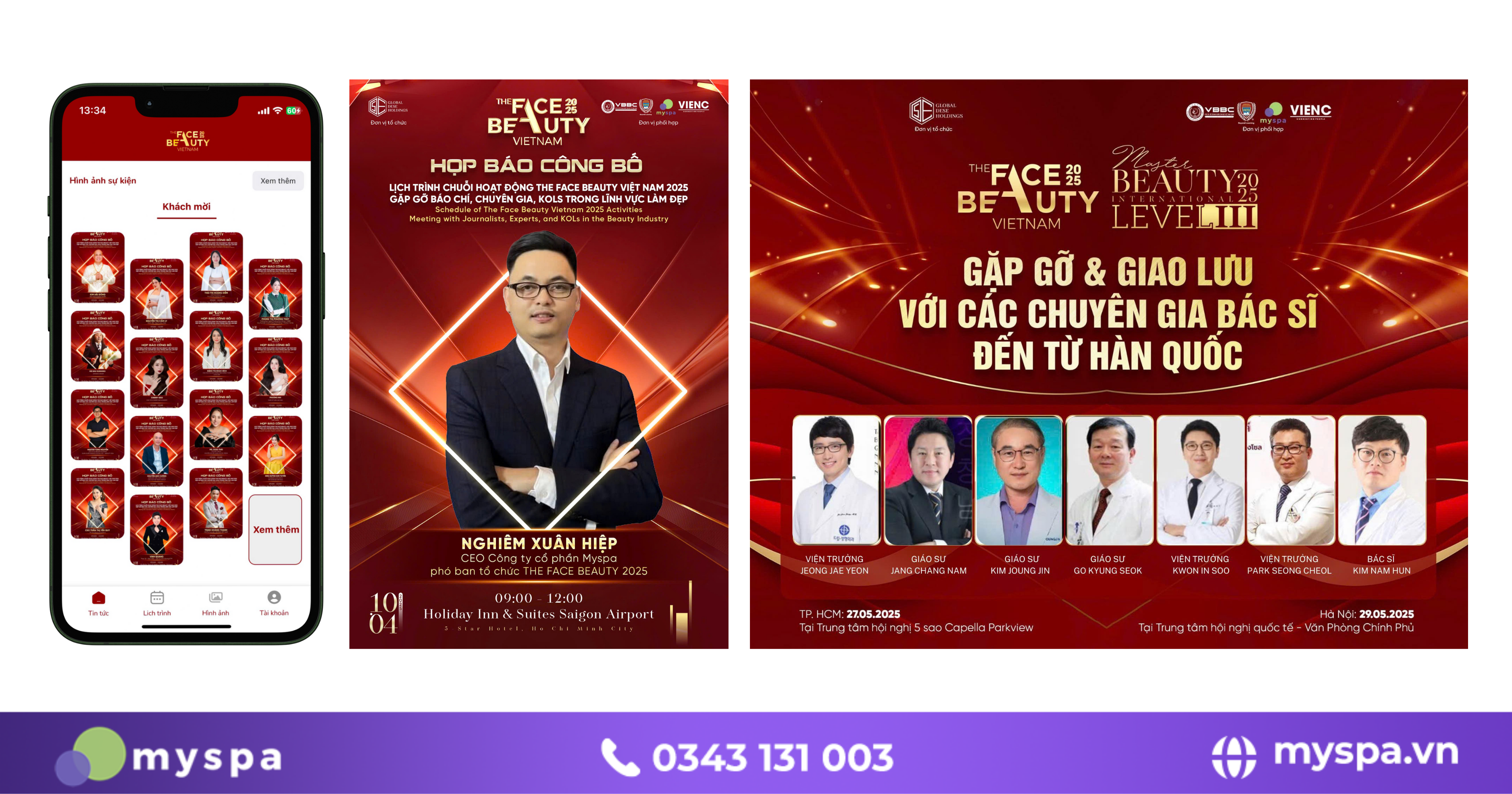 Hình ảnh dàn khách mời, chuyên gia, KOLs ngành làm đẹp