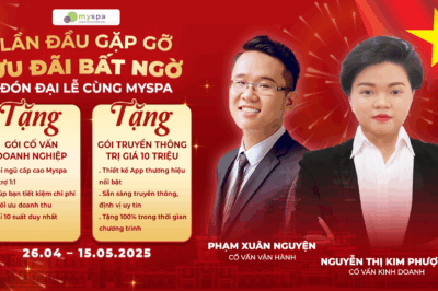 Ưu Đãi Đặc Quyền Cho Khách Hàng Mới Từ Myspa – Tặng Quà Đặc Biệt Chỉ Có Trong Đại Lễ